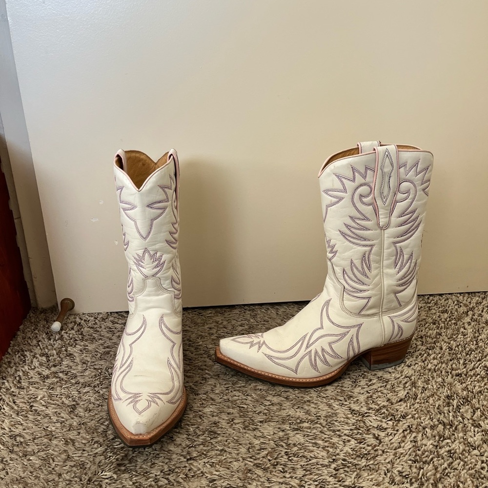 Sendra boots: Cabra Blanca Argent size 10